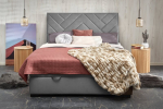 Voodi Halmar Continental 1 160x200 cm, hall