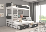 Narivoodi Adrk Furniture Queen, 80x180 cm, valge/hall