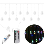 Valguskardin 108 LED USB, mitmev&auml;rviline