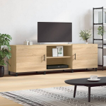 vidaXL telerikapp, Sonoma tamm, 150 x 30 x 50 cm, tehispuit