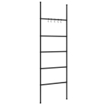 vidaXL r&auml;tikurest 5 tasandiga, must, 58x175 cm