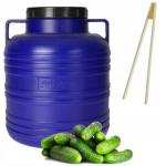 Plastist t&uuml;nn 20 L + puidust tangid Sterk Plast