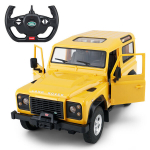 Rastar Land Rover Defender puldiga juhitav auto, kollane