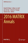 2016 MATRIX Annals 1st ed. 2018