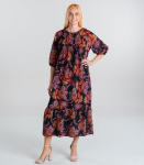 Vero Moda naiste kleit 10304605*01, must/lilla