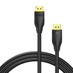 Audiovisuaalkaabel - Vention - DisplayPort 1.4 - 8K 60Hz/4K 120Hz - 3m - Must