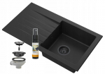 Granite sink Granitan must siphon set