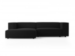 Pehme nurgadiivan Cosmopolitan Design Arendal 3, must
