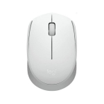 Logitech M171 2.4 GHz Wireless Mouse with USB Mini Receiver, Optical Tracking, Ambidextrous - Off-White