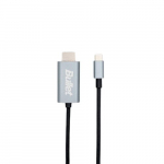 Bullet kaabel Type C - HDMI 4K 60Hz, 1m