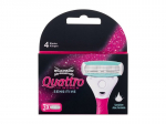 Raseerimisterad Wilkinson Sword Quattro Sensitive naistele, 3 tk