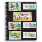 Plastist taskud Optima, 4-suunaline, must Leuchtturm Optima4S, 10 tk