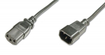 ASSMANN IEC 60320 C14 to IEC 60320 C13 toitekaabli pikendus CA 250 V 1.2 m must