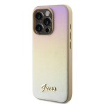 Guess &uuml;mbris iPhone 15 Pro Max 6,7 GUHCP15XPSAIRSD kullast HC PU SAFFIANO IRIDESCENT SCRIPT jaoks