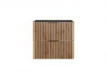 Alumine vannitoakapp Comad Xilo Black Wotan 82-60-D-2S, pruun/must