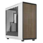 Korpus PC Case - FRACTAL DESIGN - North XL Chalk White TG Clear - FD-C-NOR1X-04 - E-ATX - Elegant wood and alloy design