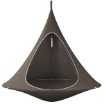 Rippuv telk, tumepruun, 150 x150