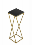 LOFT 70 cm MDF kuldne seisev lillepeenar Mustast metallist ja MDFist valmistatud soliidne ja stiilne LOFT kuldne lillepeenar.