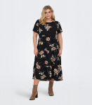 Only Carmakoma naiste kleit 15312232*01, must/beež, 46