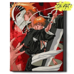 Maalimine numbrite j&auml;rgi Anime Oh Art! 40x50 cm