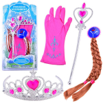 Printsesside komplekt muinasjutust Crown Hair ZA3967