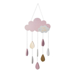 Lastekand "Nuage" roosa puit H61,5cm - Atmosphera sisekujundaja