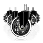 Kummist rattad toolile, 5 tk