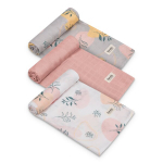 M&auml;hkmed Lionelo Bamboo set, roosa/roheline, 70x70 cm, 3 tk.