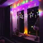Valguskardin "Star" CL4017, 138 LED