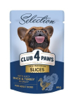 Club 4 Paws Premium Selection niiske koeratoit - Pardi ja kalkuniga kastmes, 1 x 85g