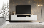 Tv-kapp ADRK Furniture Noemi, valge/must