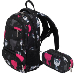 Koolikott + pinal, must