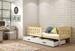 Lastevoodi BMS95PRB, 80x160 cm, hele pruun/valge