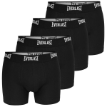 Bokserid meestele Everlast, puuvillased, must, 4 tk