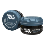 Matte kujundav vaha juustele Nishman M9 Hair Styling Matte Wax meestele, 100 ml, 100 ml