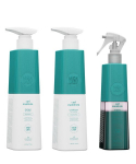 Komplekt lokkis juustele Nishlady: &scaron;ampoon 503 ml + palsam 503 ml + kahefaasiline palsam 386 ml