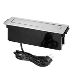 Pistikupesa 3x250V, 2xUSB OR-GM-9009/B-G, czarny