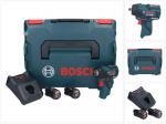 Bosch Professional GDS 12V-115 wrench + 2 3.0Ah batteries + L-BOXX - 06019E0103