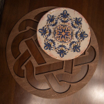 Stalo kilimėlio rinkinys (4 vienetai) Don - Wenge