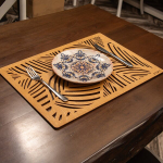 Stalo kilimėlio rinkinys (6 vienetai) Plane - Honey