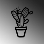 Tanelorn riputatav dekoratsioon Cactus - 464, 1 tk.