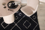 Vaip David Wool 350x250 cm, must/valge