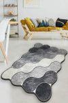 Kilimas (200 x 290) Circle - Grey
