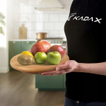 &Uuml;mmargune p&ouml;&ouml;rlev serveerimislaud 40 cm