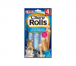 Churu Cat Rolls Chicken Tuna Scallop teraviljavaba maius kassidele, 40 g x 4