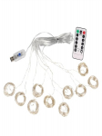 LED-kardin, 300 LED, 3x3 m