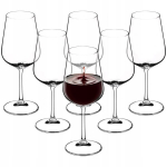 Punase veini klaaside komplekt 6 klaasist, 450 ml