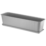 R&otilde;du lillepott, kast, alus, hall, 60 cm