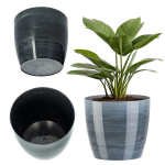 Lillepoti kate 14 cm hall marmor elutoa lillealus