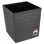 Lillepoti poti kate koos vahet&uuml;kiga Grey 40cm